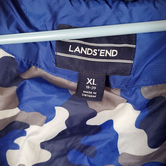 Lands End Child's Winter Coat Puffy Jacket, Youth Kids Boys XL (18-20) - Picture 6 of 6